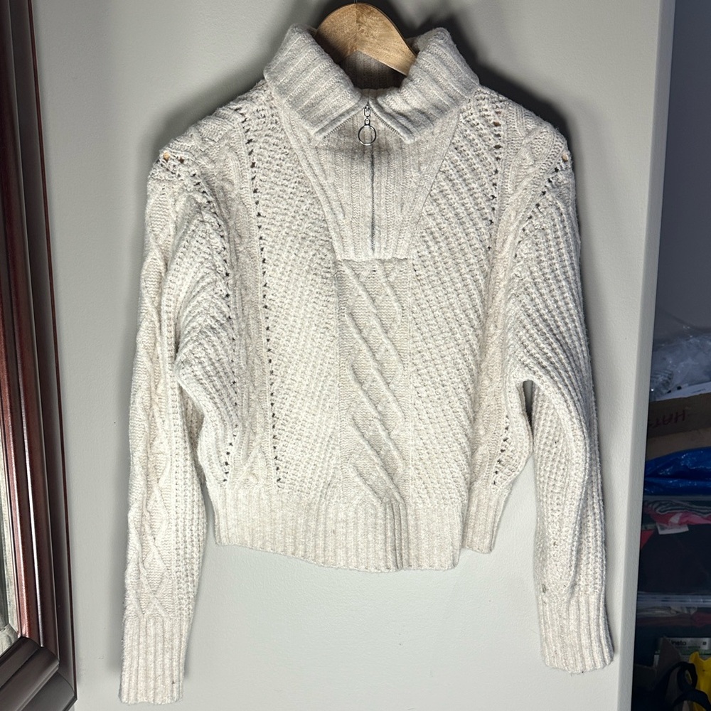 Ruby Moon Cream Turtleneck Sweater